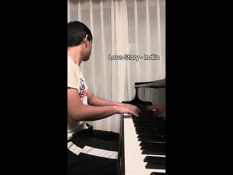 Love Story - Indila because TikTok likes it… #lovestory #piano #cover #music #indila