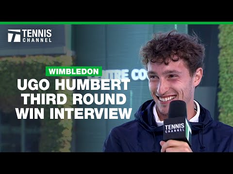 Ugo Humbert Reveals Upbringing on Carpet Courts | 2024 Wimbledon 3rd Round