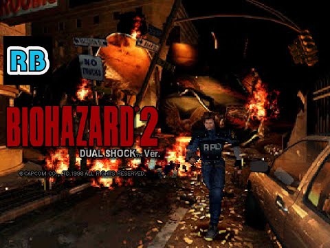 1998 [TAS 60fps] PS BioHazard 2: Dual Shock Ver. Leon A Speedrun 1h12m38s ALL