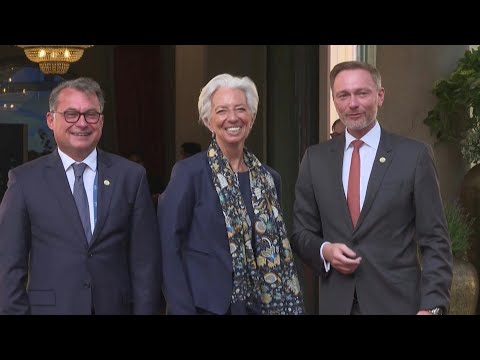 First arrivals at G7 finance meeting in Koenigswinter, Germany | AFP
