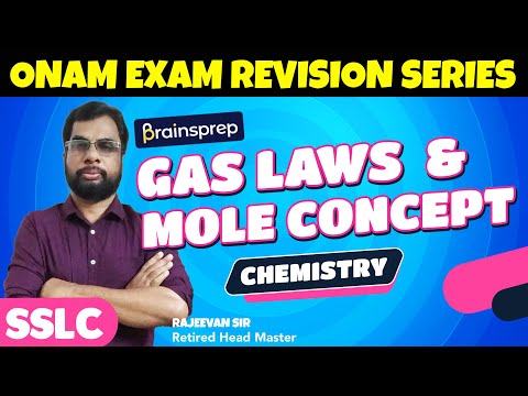 Gas Laws And Mole Concept Questions and Answers | BrainsPrep ONAM Exam Revision |Chemistry Chapter 2