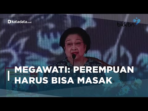 Megawati Sebut Perempuan Harus Bisa Masak | Katadata Indonesia