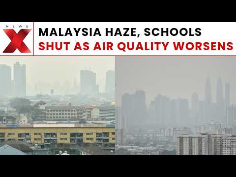 Malaysia Haze Blankets Skyline As Schools Shut Amid Worsening Air Quality Concerns