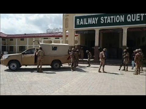 Heavy paramilitary presence at Pakistan's Quetta station after train attack | AFP