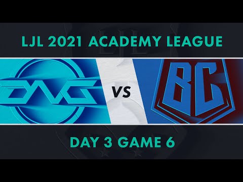 DFM.A vs BC.A｜LJL 2021 Academy League Day 3 Game 6