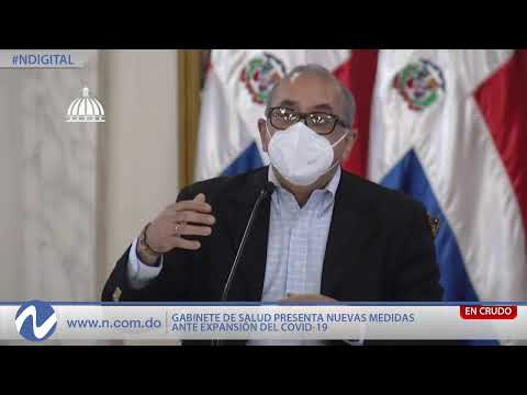 EN VIVO: Gabinete de Salud presenta nuevas medidas para evitar la expansión del COVID-19