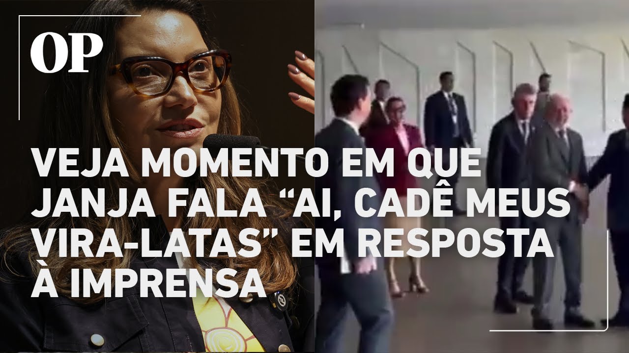 Veja o momento em que Janja diz cadê meus vira latas após Lula ser questionado sobre taxa de Trump