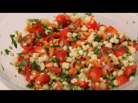 Summer Corn Salad Recipe - Laura Vitale - Laura in the Kitchen Episode 429 - UCNbngWUqL2eqRw12yAwcICg