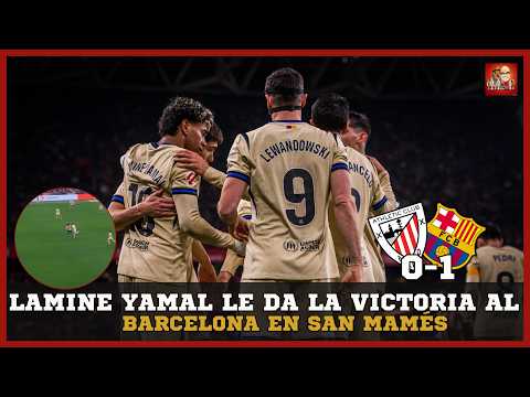 LAMINE YAMAL SALVA AL BARCELONA EN SAN MAMÉS Y MANTIENE SU VENTAJA DE PUNTOS EN LA LIGA