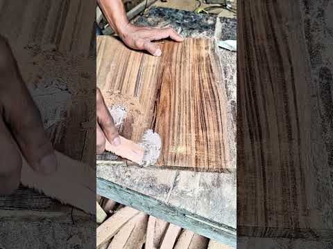 memperbaiki papan pecah dengan dempul murah #woodworking #triktukangkayu #diy #shorts