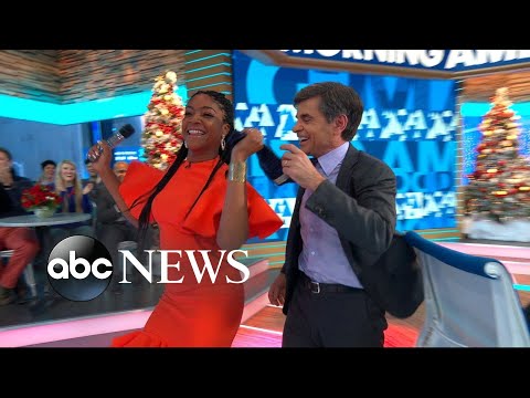 Tiffany Haddish thanks her bullies for making her rich, forces George Stephanopoulos to dance - UCH1oRy1dINbMVp3UFWrKP0w