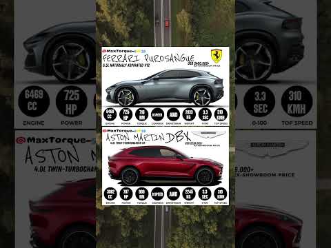 Super-SUV Showdown: Ferrari Purosangue vs Aston Martin DBX #ferrari #vs #astonmartin #showdown