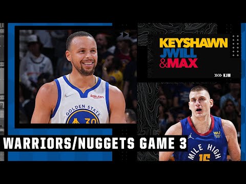Reacting to the Warriors taking a 3-0 series lead over the Nuggets | KJM video clip