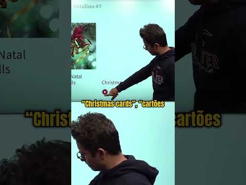 Fale como um nativo: Palavras Natalinas #ingles #dicaingles #shorts