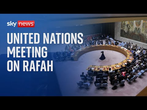 Watch live: UN Security Council stakeout following the deadly strike in Rafah