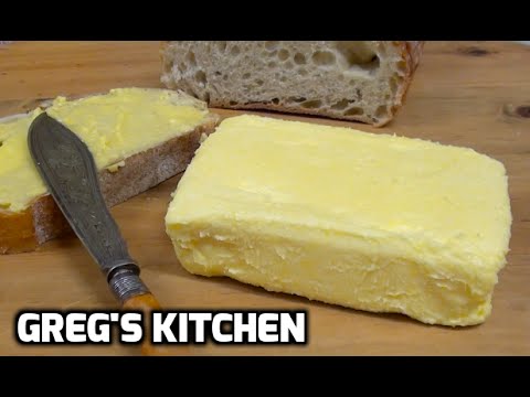 HOW TO MAKE BUTTER - EASY SPREAD BUTTER BLEND - Greg's Kitchen - UCGXHiIMcPZ9IQNwmJOv12dQ