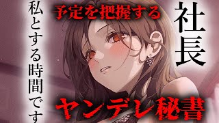 【ヤンデレ】僕の予定を把握したがるのは秘書だからじゃなかった…【夢星もか/Binaural/Japanese/yandere/男性向け】