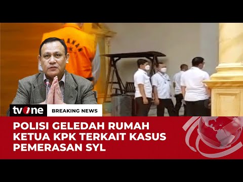 Polisi Geledah Rumah Ketua KPK