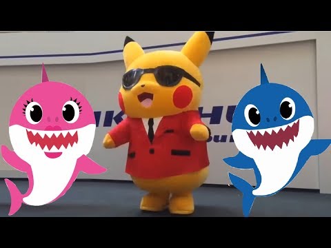 Baby Shark Song Original 1 Hour - Dance Baby Shark With Pikachu