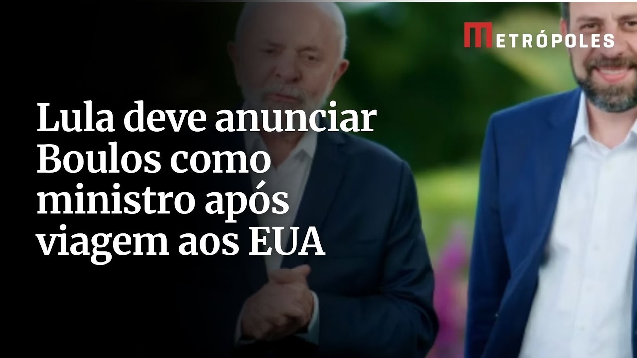 Lula deve anunciar Boulos como ministro após viagem aos EUA