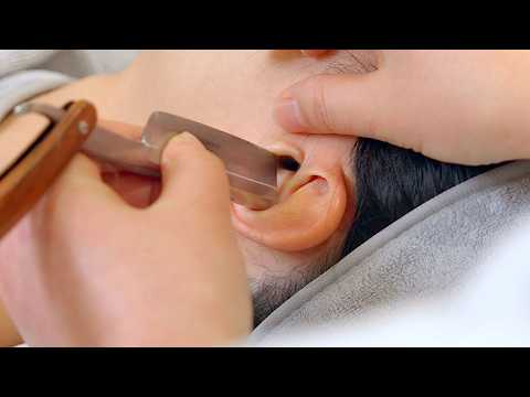 ASMR Chinese Women-Only Barbershop | Knife-Edge Massage, Ear Cleaning &amp; Inner Ear Shaving