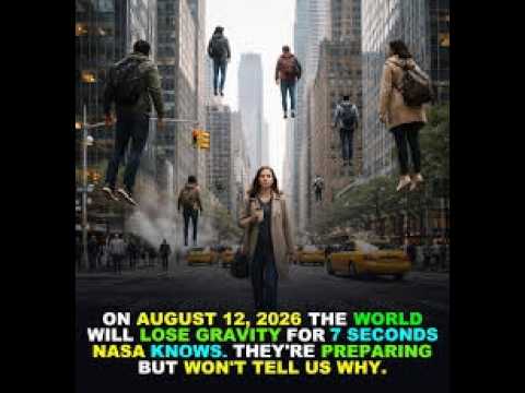 Earth to lose gravity on August 12th 2026 - Is This The Rapture?