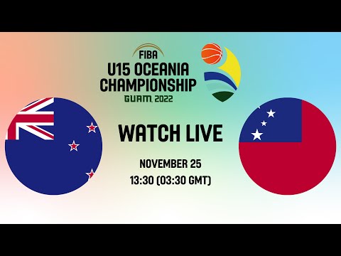 LIVE | SEMI-FINALS: New Zealand v Samoa | FIBA U15 Women's Oceania Championship 2022
