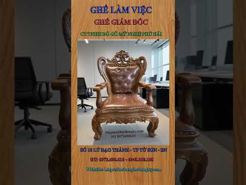 12 MẪU GHẾ GIÁM ĐỐC ĐẸP LÀM TỪ GỖ GÕ ĐỎ, GỖ HƯƠNG
