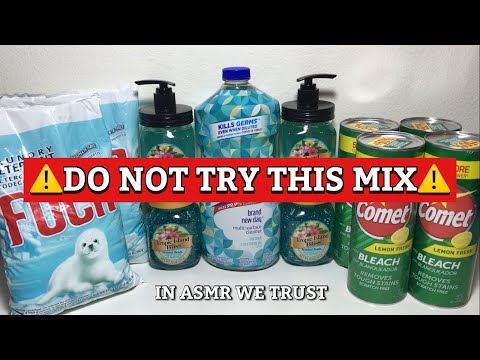 ⚠️Mustard Gas Reaction | Lysol Coconut Sea Minerals, Lemon Comet, Foca, Hand Soap & Gel Beads