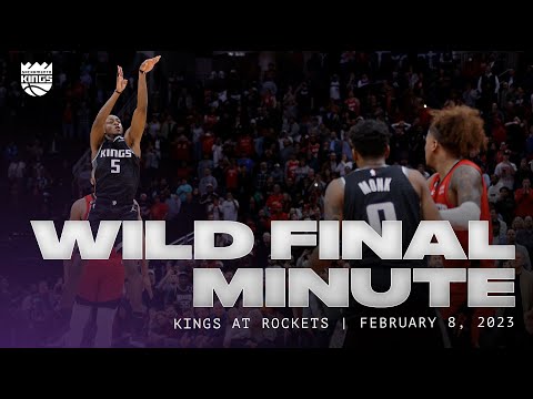 INSANE Final Minute as Kings Rally in Houston video clip