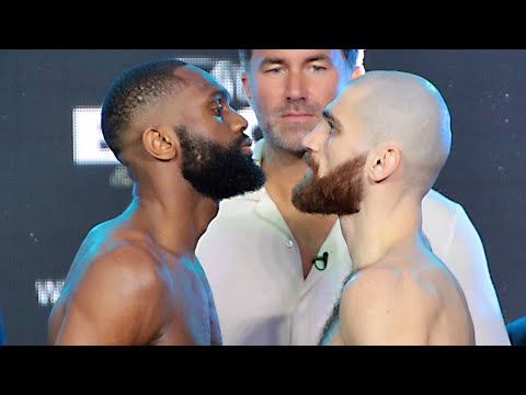 Jaron Ennis vs Karen Chukhadzhian FULL CARD WEIGH IN & FACE OFFS