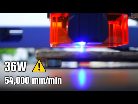 NEW! Atezr L2 36 Watt Diode Laser Engraver / Cutter Review