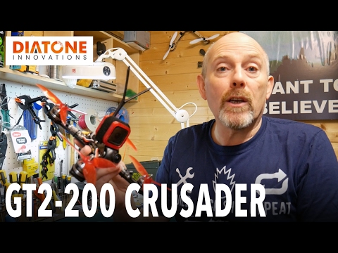 Diatone GT2 200 Crusader setup with FrSky X4R SBUS and Taranis - UCmU_BEmr7Nq_H_l9XxUglGw