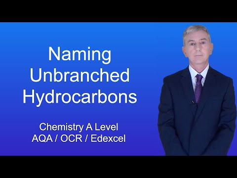 A Level Chemistry Revision “Naming Unbranched Hydrocarbons”