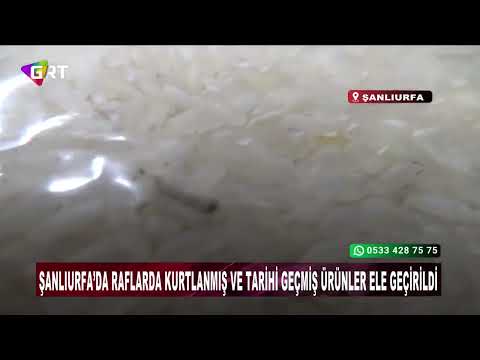 Şanlıurfa’da raflarda kurtlanmış ve tarihi geçmiş ürünler ele geçirildi