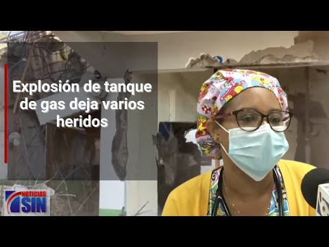 Explosión de tanque de gas deja varios heridos