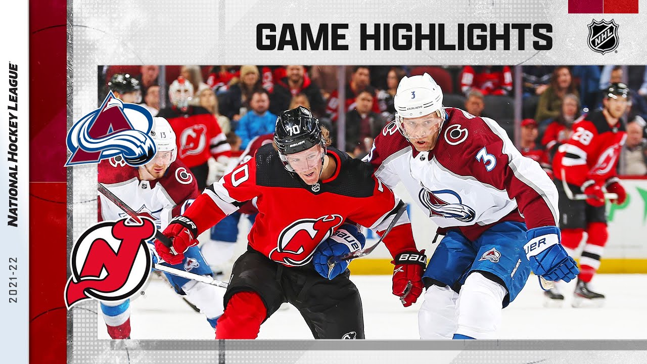 Avalanche @ Devils 3/8/ | NHL Highlights 2022 video clip 