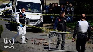 Thumbnail for the video "Watch: Gunfire Erupts Near Israeli Consulate in Istanbul | WSJ News" from WSJ News