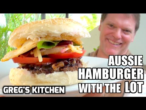 GREGO'S AUSSIE HAMBURGER WITH THE LOT - Works Burger - Greg's Kitchen - UCGXHiIMcPZ9IQNwmJOv12dQ