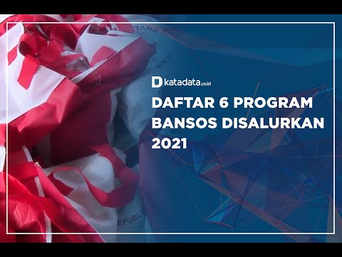 6 Program Bansos Disalurkan Pada 2021 | Katadata Indonesia