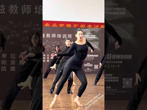 Xiaowen's dance feeling is really excellent, and the basic skills are solid.#dancesport #chacha