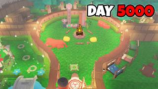 Making skybase in 99 nights in the forest