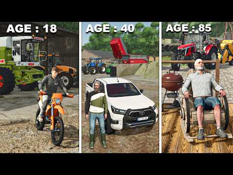 De la REPRISE de la Ferme à la RETRAITE d'un Agriculteur sur FS25 (70 ans d'agriculture)