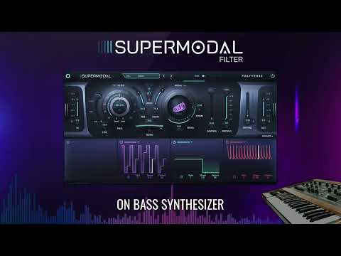 Supermodal Filter on Bass Synth - Preset Demo (No Talking)