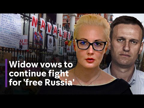 Navalny widow vows blame Putin and to fight for ‘free Russia’