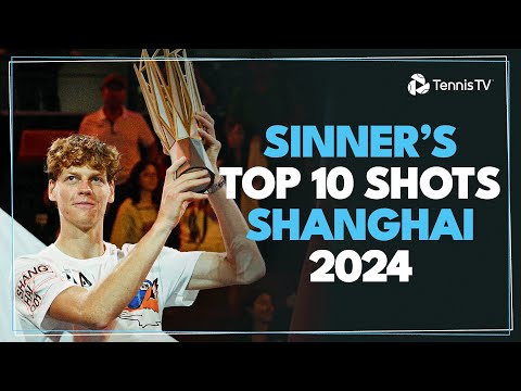 Top 10 Jannik Sinner Shots 💥 | Shanghai 2024