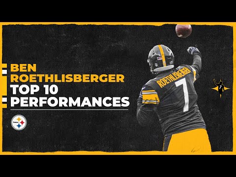 NFL: Roethlisberger's Top 10 Performances I Pittsburgh Steelers video clip