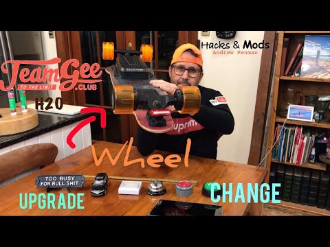 TeamGee H20 Urethane Change upgrade - Andrew Penman EBoard Reviews - Vlog No.156