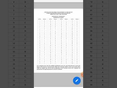 high court computer assistant previous year question paper provisional answer