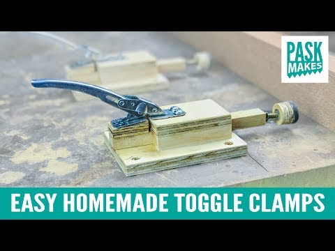 Easy Homemade Toggle Clamps - from Paint Can Locking Ring - UCNyGbxoEo6CQvaRVEvItxkA